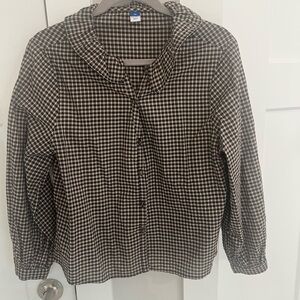 Plaid Button-Up Shirt